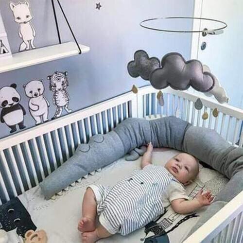 Children crocodile pillow ins North American comfort pillow baby playpen childrens room decoration toys