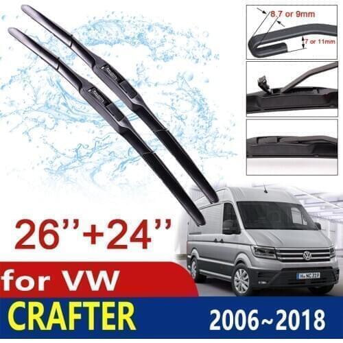 For VW Crafter 2006~2018 2007 2008 2009 2010 2011 2012 2013 2014 2015 Front Windscreen Wipers Car Accessories Car Wiper Blades