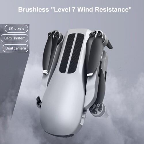 DEER3 MAX RC Mini Drone 5G Brushless Motor Folding Aerial UAV GPS Optical Flow Dual Camera 8K High Definition Photography Drone