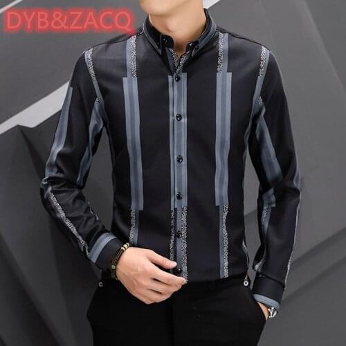 Мужские полосатые рубашки DYB&ZACQ China At AliExpress