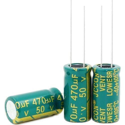 50V470UF 470UF 50V Electrolytic Capacitors Size:10X16 10X20best quality