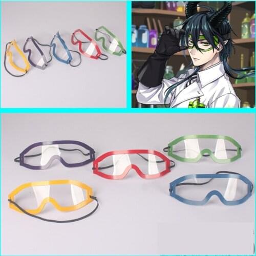 Game Twisted-Wonderland DIASOMNIA Malleus Cosplay Glasses Eyewear Prop Halloween Costume Comic Con Prop Gifts
