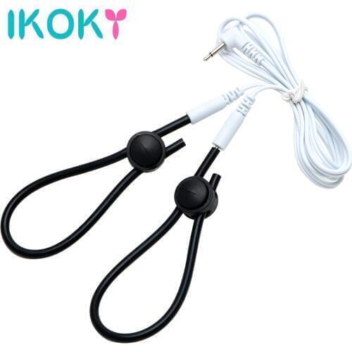 IKOKY Medical Themed Toys Electric Shork Sex Toys For Men Masturbation Cock Rings Erotic Penis Rings Penis Extender