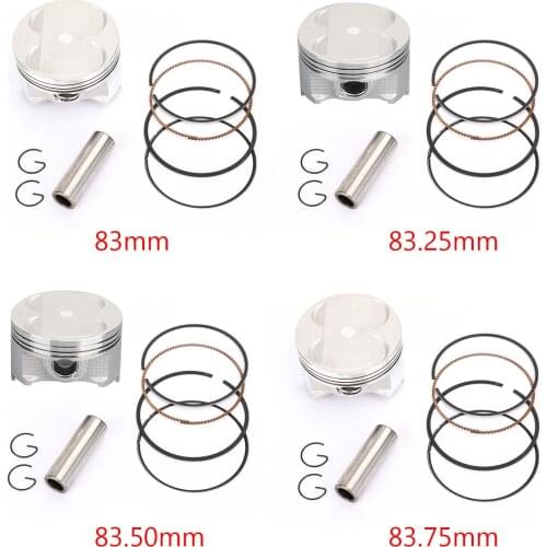 Areyourshop Piston Ring Pin Clip Kit For Suzuki AN400 Burgman 1999-2006 12111-15F00-0F0 Motor Parts