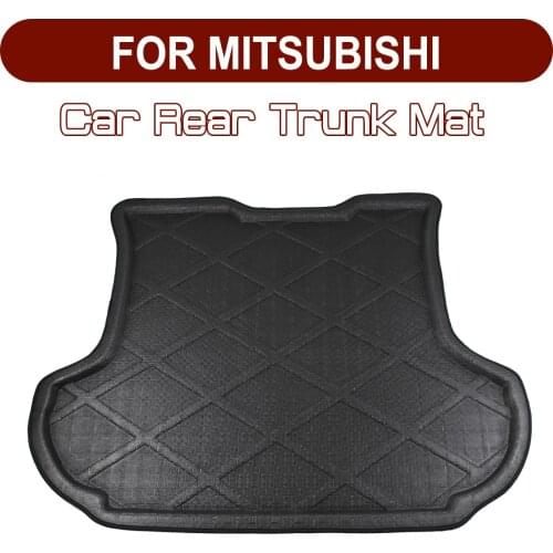 Car Rear Trunk Boot Mat Cargo mat Waterproof Floor Mats FOR Mitsubishi LANCER Galant Outlander Pajero V93 V97 V37 ASX Sport