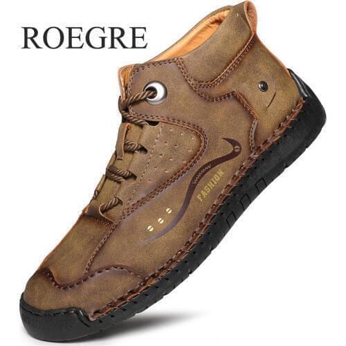 New Summer Soft Men Casual Shoes Handmade Leather Loafers Men Italy Rome Shoes Quality Split Leather Flat Moccasins Men Sneakers