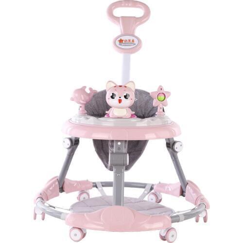 New Style Baby Walker 6-Speed Adjustment Multi-functional Anti-Flip Anti-O Type Leg Mens And Womens Baby Walker Wholesale