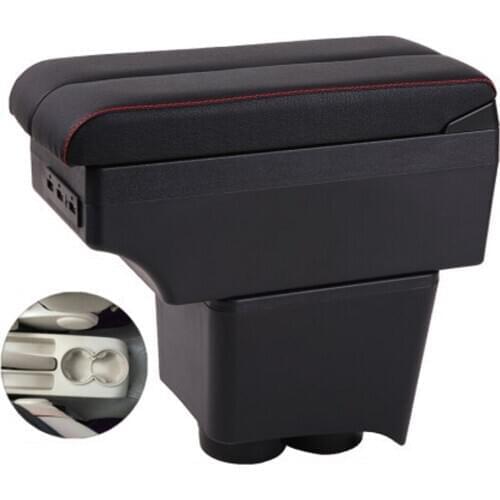 For Volkswagen polo armrest box central content box interior Armrests Storage car-styling accessories part with USB