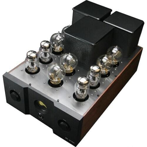 Manual scaffolding, single-end balanced output 6SN7 tone 101D bile preamp tube power amplifier, input sensitivity: 100mV-776mV