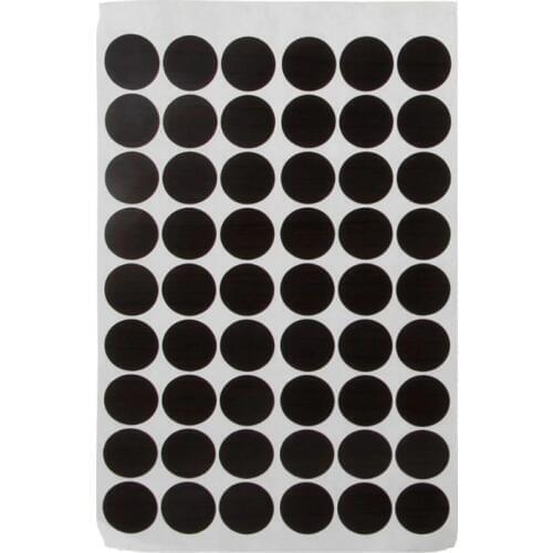 60Pcs 20mm Wooden Furniture Self Adhesive Cabinet Screw Cap Covers Hole Stickers