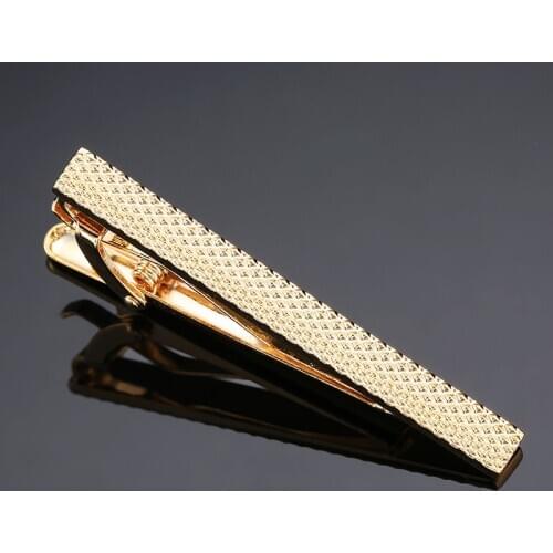 High-end brand tie clip mens suit shirt tie pin accessories gold pattern tie clip fashion design style