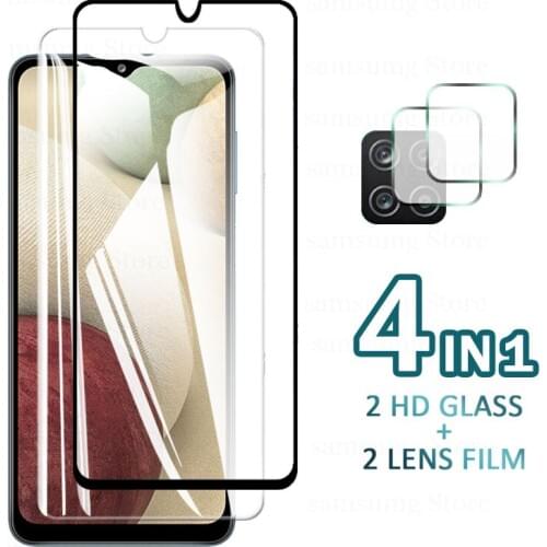 Protective Glass For Samsung Galaxy A12 Screen Protection Glass On For Samsung A12 2020 Camera Protector Lens Film Sansung A 12