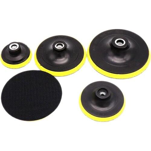 1PCs Backing Pad Car Polisher Bonnet Dia Inch Angle Grinder Wheel Sander Paper Disc Auto Polishing Machine Tool Self-Adhesive