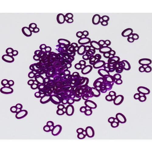 150g Purple Happy Birthday Party Digital Number 13 16 18 20 21 30 40 50 60 70 80 Confetti Table Scatter Sprinkle Scatterfetti