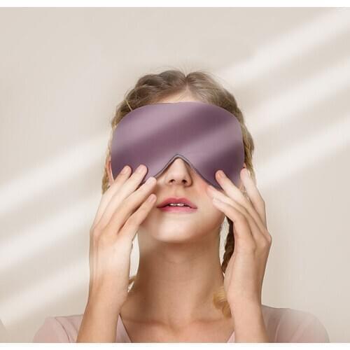 2Pcs 3D Sleep Mask Nature Sleeping Eyeshade Cover Shade Eyepatch Man Women Travel Relax Comfortable Silk Blindfold Soft Eye Mask