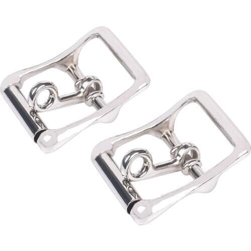 5x Rainbow Color Locking buckle Zinc Alloy Material For Leather, Metal Pin Buckle With Lock,Locking Tongue Roller Buckle in