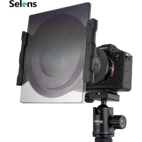 Selens Aluminum IR ND Filter Holder 58mm 62mm 67mm 72mm 77mm 82mm 86mm 95mm 105mm Filter Adapter Ring For 150mm Insert Filter
