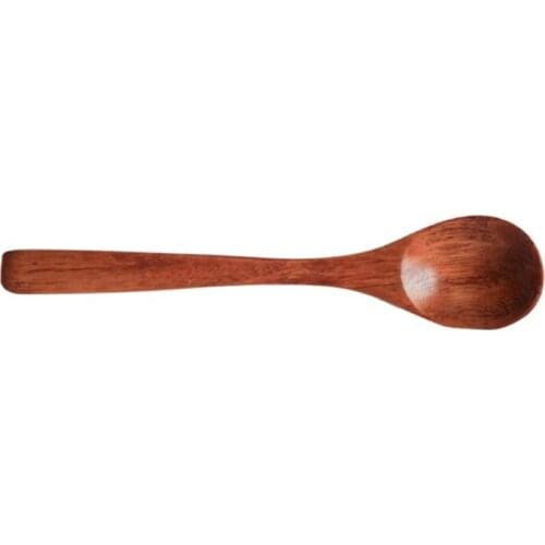 Wooden Spoon Bamboo Kitchen Cooking Utensil Tool Soup Teaspoon Catering Cuchara De Madera Creativa