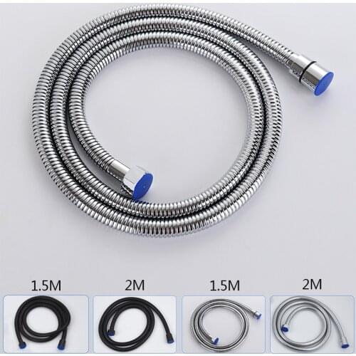 Shower Hose 1.5m Thicken Premium Stainless Steel Electroplating Handheld Shower Head Hose for Bathing Cleaning Pet