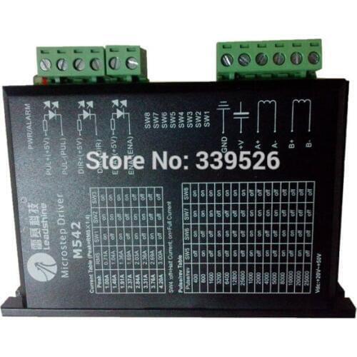 Leadshine Motor 57hs09 driver M542 2phase 0.9nm for x axis for 1390,1290,9060 co2 laser engraving and cutting machine