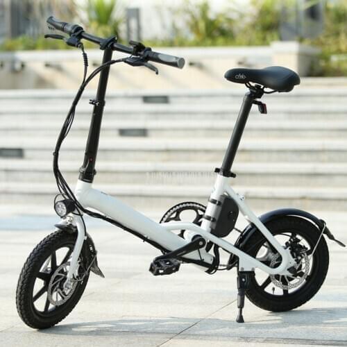 D3 Mini Electric Bike Two Wheels Electric Bicycle 14 Inch 36V 250W Adults Portable Foldable Electric Bicycle With Seat New