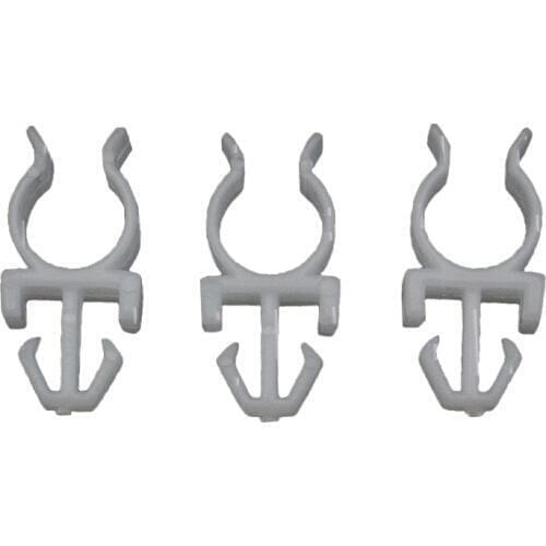 50x Fixed Prop Rod Support Clip Retainer Fastener White Nylon Hood Cover Prop Rod Trim Clips For Geely Suzuki antelope