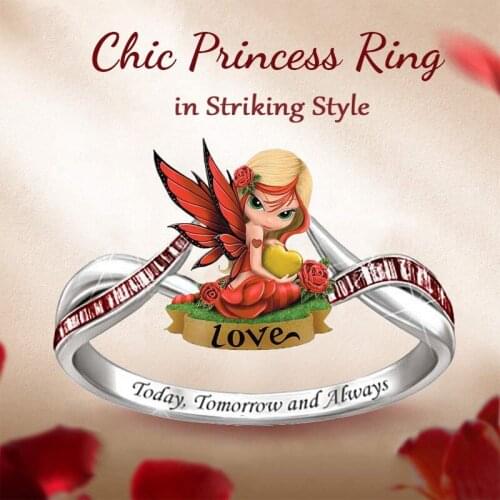 Bride Jewlery Set Necklace for Women Earrings for Women Wedding Ring Wholesale Jewelry Necklace Set Rose Girl Love Suit