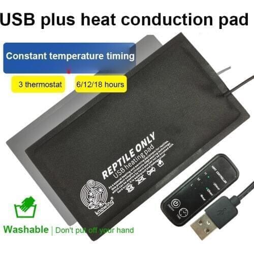 Pet USB Controller Heating Mat Reptile Adjustable Warmer Constant Temperature Waterproof Bed For Turtle Snakes Pet Products