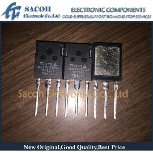 New original 5PCS/Lot IXFX80N50Q3 or IXFX80N50P IXFX80N50 80N50 TO-247MAX 80A 500V Power MOSFET transistor