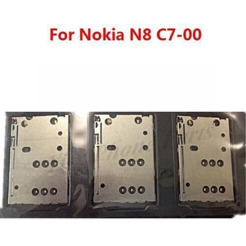 New Socket For Nokia N8 C7-00 Sim Card Reader Holder Tray Slot sim connector adapter
