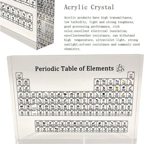 Periodic Table of Elements Chemical Element Acrylic Teaching Tool Element Display Board Kids School Birthday Gifts Home Decor