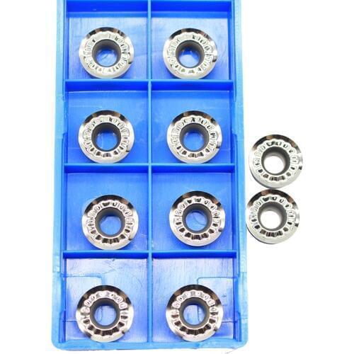 RCGT1204 MO AK H01 RCGT 1204 Aluminum cutter blade Insert Cutting Tool turning tool CNC Tools AL +TIN Alloy wood