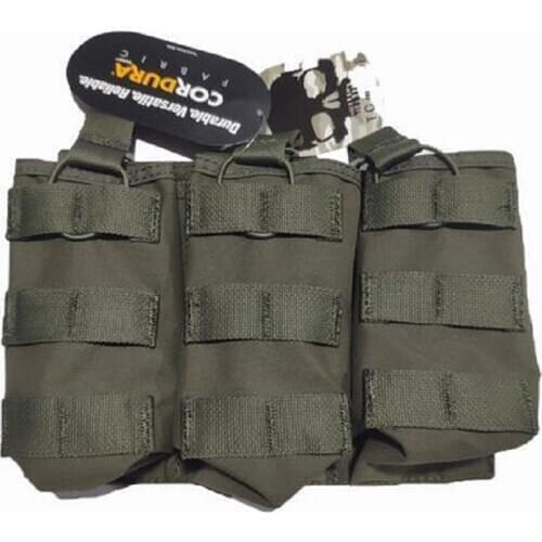 Outdoor Sports Tactics Vest Triple Magazine 500D Cordura fabric