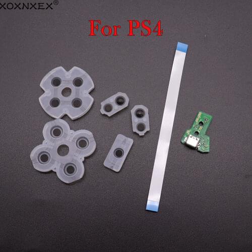 USB Charging Port Socket Circuit Board For 12Pin JDS 055 Connector for PS4 Controller for ps4 jds 050 055 conductive adhesive