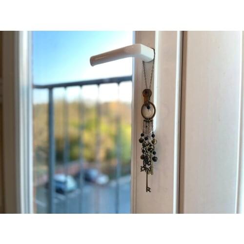 Witch Bells with Key | Protection Bells Door Charm| Hecates Witch Bells