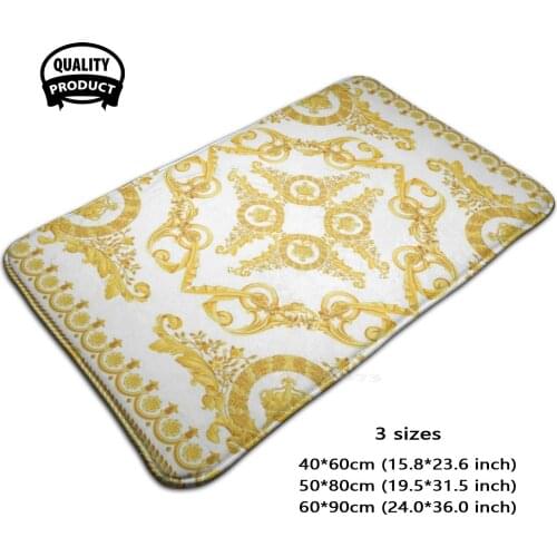 Vintage Baroque Prints Greek Ornament Golden Meander Meandros 3 Sizes Home Carpet Greek Ornament Meander Meandros Greek Fret