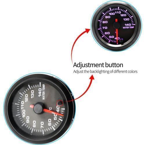 2" 52mm Electric Water Temperature Gauge - Measurement range: 40~140 Celsius Degree