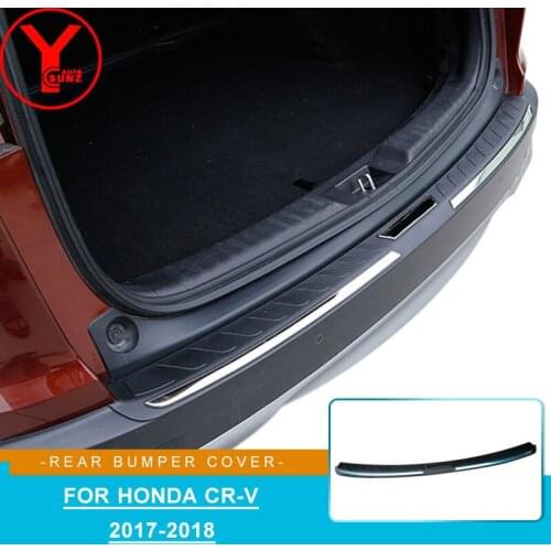 ABS Rear Step Bumper Covers For Honda Crv Cr-v 2017 2018 2019 Bumpers Protector Car Parts Auto Accessories Step Panel Boot Cover