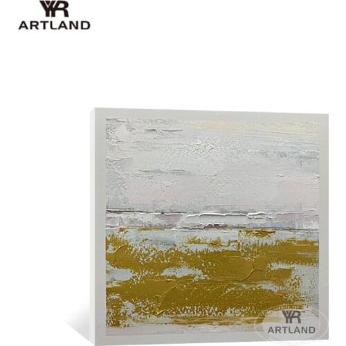 Nordic abstract modern gold foil oil painting Handmade on canvas wall art picture home decoration for living room sofa bedroom