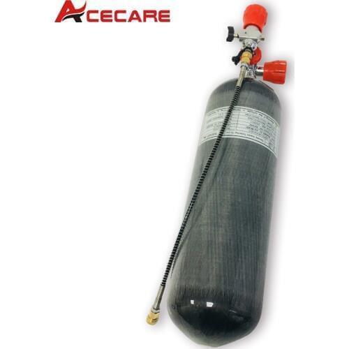 AC168101 Acecare 4500 psi 6.8LCE Carbon Fiber Tank For Paintball Game And Paintball Tank Or Air Rifle Refill-K Drop Shipping