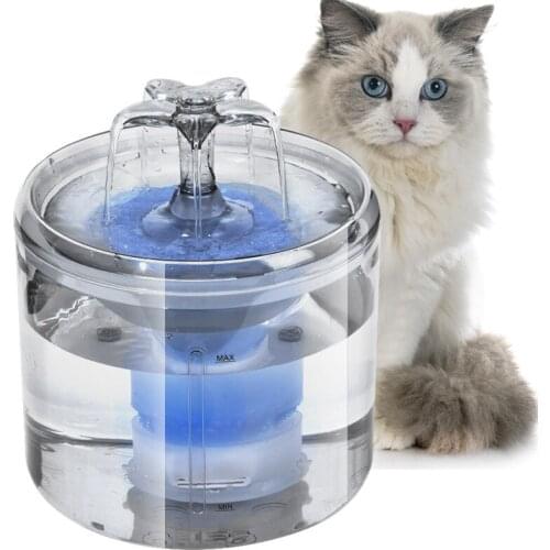 2.6L Automatic Cat Water Fountain Filter Electric Mute Water Feeder Dog Pet Drinker Bowl Pet Drinking Dispenser For Cat Dog