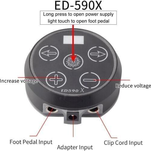 High Quality Touch Screen Intelligent Digital LCD Tattoo Power Supply Black Tattoo Power Supply For Tattoo Machine