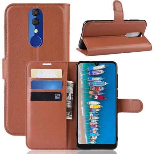 5053 Case for Alcatel 3 (2019) Cover Wallet Card Stent Book Style Flip Leather Protect Cases black 5053A 5053D 5353K Alcatel5053