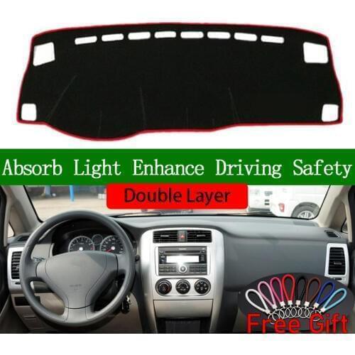 Double Layer Car Stickers For SUZUKI liana 2005 2006 2007 2008-2013 Dashboard Cover Car Accessories Interior Anti-UV Car Decals