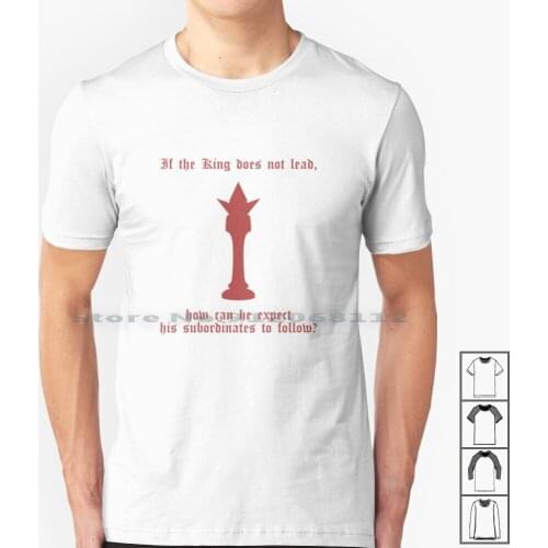 If The King Does Not Lead... ( Red ) T Shirt 100% Cotton Code Geass Lelouch Lamperouch Lelouch Vi Britannia Lulu Ruru Zero