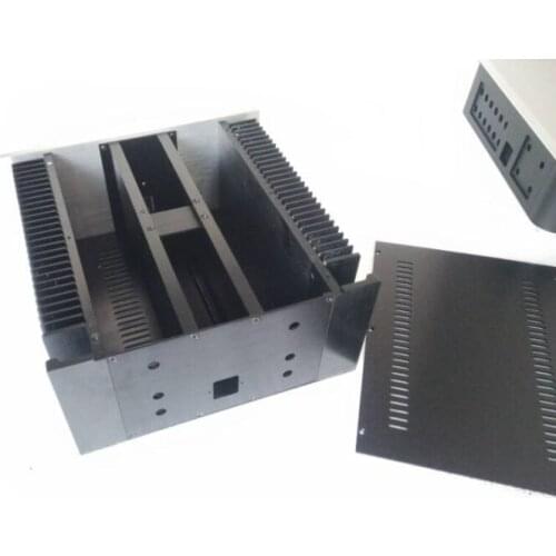340*150*355MM 3415 DIY Box amplifier case Housing Enclosure Home audio small armor full aluminum amplifier chassis Shell