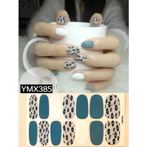 Leopard Print Nail Tranfer Foils Mixed Print Stickers Sexy Animal Pattern Nails Art Waterproof Self Adhesive Stickers For Women