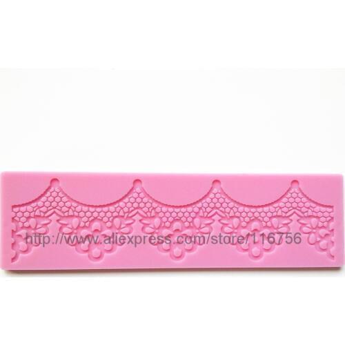Best Seller! Free Shipping Fondant Cake Instant Lace Silicone Mold Sugar Paste Sugar Art Tools Cake Decoration LM-03