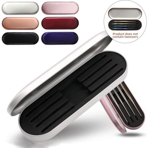 Eyelash Extension Tweezers Organizer Case Professional Storage Box Beauty Makeup Tools Eyeliner Pencil Protective Brushes