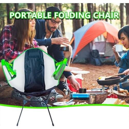 Portable outdoor folding chair Swing chair recliner Ultralight High Back Folding Camping Chair With Headrest Outdoor Backpacking